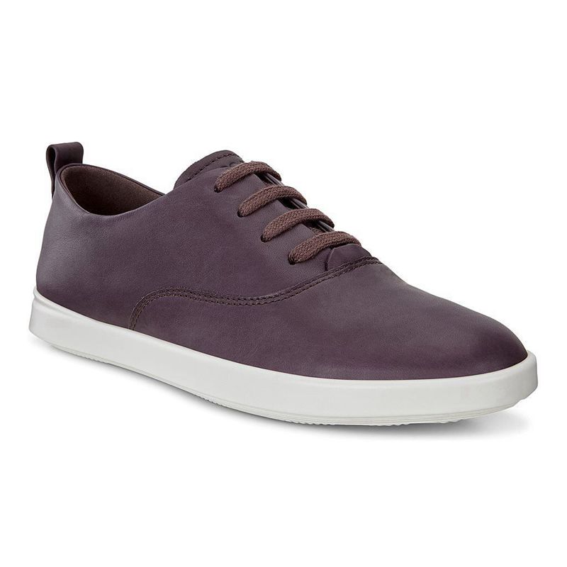 Women Flats Ecco Leisure - Sneakers Purple - India IDYSPA752